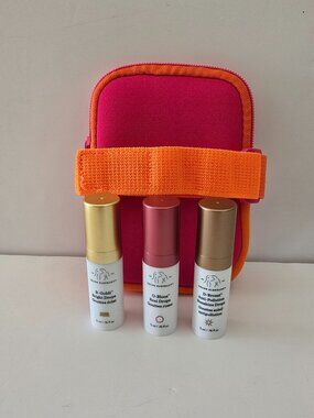 Drunk Elephant B-Goldi O-Bloos D-Bronzi MINIS with Unbranded Velcro Wrist Pouch